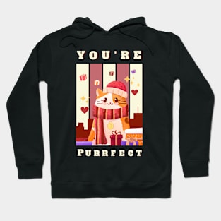 You're Purrfect - Christmas Cat Hoodie